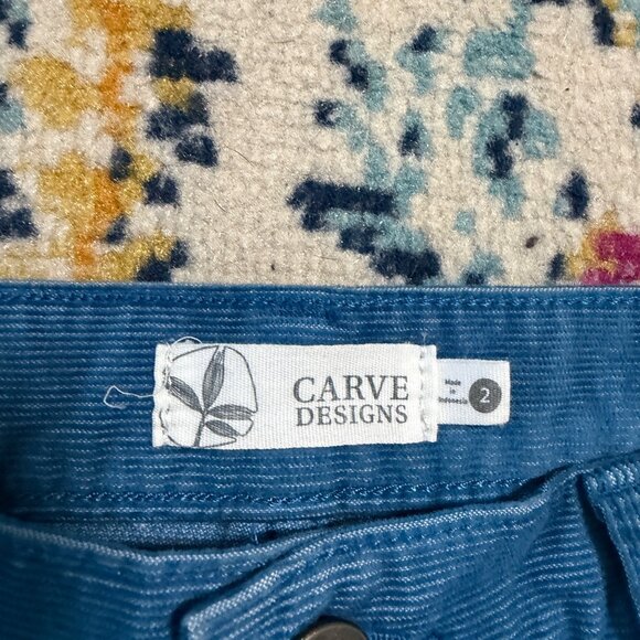 Carve Design Dogtown Corduroy Shorts Womens Size 2 Outdoors Gorpcore Beach Retro - Picture 7 of 9